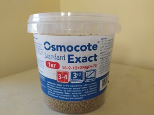 Удобрение Осмокот Экзакт Стандарт (Osmocote Exact Standart) 3-4М 16-9-12  1 кг