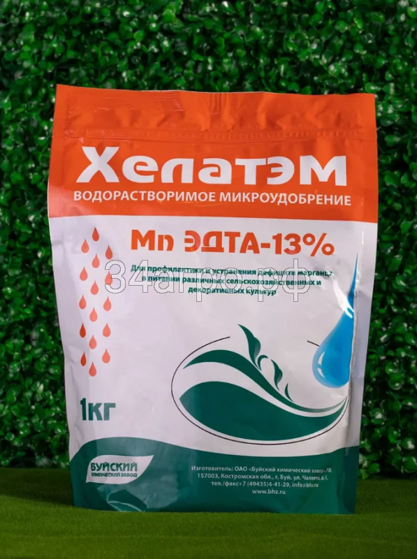 Удобрение Хелатэм ЭДТА Mn 13% 1 кг
