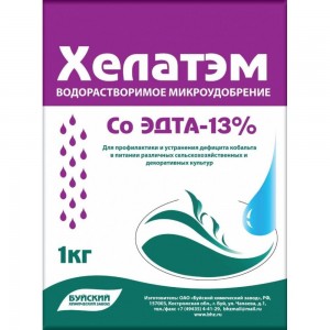 Удобрение Хелатэм ЭДТА Co 13% 1 кг